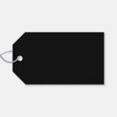 Étiquettes-cadeau Balise l Noir (Dos (Horizontal))
