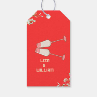 Étiquettes-cadeau Balise mariage GIFTThank You