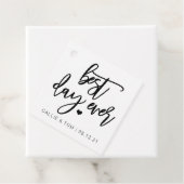 Étiquettes Cadeau Balise Meilleur Jour De Mariage Favour (En situation)