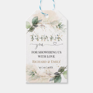 Étiquettes-cadeau Balise Merci