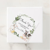 Étiquettes Cadeau Balise Merci Animaux de ferme (En situation)