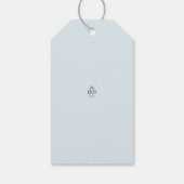 Étiquettes-cadeau Balise Merci d'anniversaire de train modifiable (Dos)