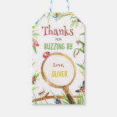 Étiquettes-cadeau Balise Merci d'anniversaire des insectes (Devant)