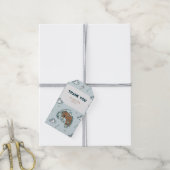 Étiquettes-cadeau Balise Merci d'anniversaire du Western Horse Cowbo (Avec de la ficelle)