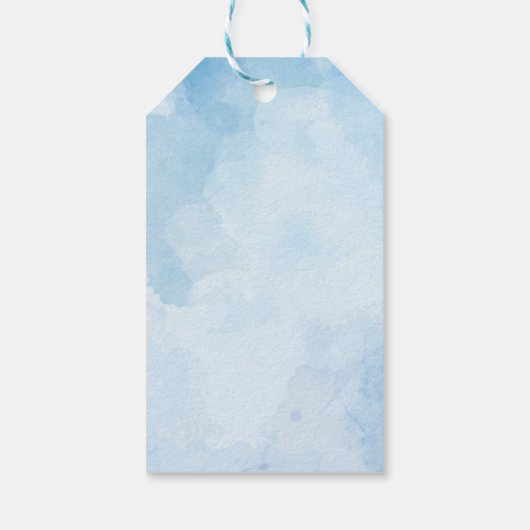 Étiquettes-cadeau Balise Merci de fête d'anniversaire de l'espace ex (Dos)