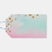 Étiquettes-cadeau Balise Merci de sirène (Dos Horizontal)