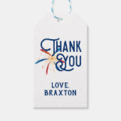 Étiquettes-cadeau Balise Merci Fireworks (Devant)