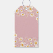 Étiquettes-cadeau Balise Merci Fleur sauvage aquarelle (Dos)