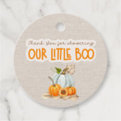 Étiquettes Cadeau Balise Merci pour la douche de préférence ronde (Devant)