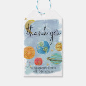 Étiquettes-cadeau Balise Merci spatial (Devant)