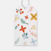 Étiquettes-cadeau Balise Noisette Noël Fleur Faveur Noël (Dos)