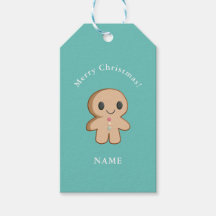 Balise personnalisable en pain d'épice de Noël