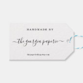 Étiquettes-cadeau Balise personnalisée pour les objets artisanaux (Devant (Horizontal))