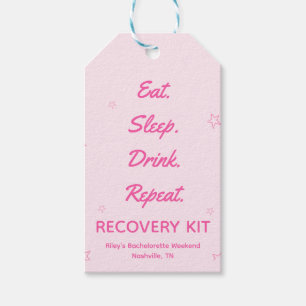 Étiquettes-cadeau Balise Pink Cowgirl Bachelorette Kit de récupérati