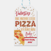 Étiquettes-cadeau Balise Pizza Valentine Great Catch Favor (Dos)