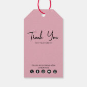 Étiquettes-cadeau Balise Prix du logo de l'entreprise Balises de cou (Dos)