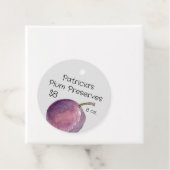 Étiquettes Cadeau Balise Prix Plum Fruit Conditionnement maison (En situation)