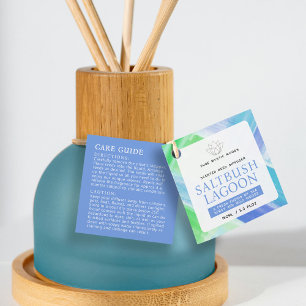 Étiquettes Cadeau Balise produit du diffuseur de roseau d'art abstra