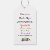 Étiquettes-cadeau Balise Projet global (Dos)