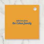 Étiquettes Cadeau Balise Purim Favor (Dos)