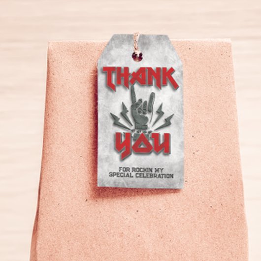 Étiquettes-cadeau Balise Rocker - Rocher à thème préféré