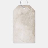 Étiquettes-cadeau Balise Rustique Joyeux cadeau de Noël Favoriser (Dos)