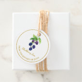 Étiquettes Cadeau Balise simple maison Blackberry Jam Hang | Blanc (En situation)