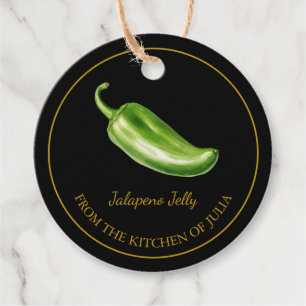 Étiquettes Cadeau Balise simple maison Jalapeno Jelly Hang