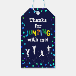Étiquettes-cadeau Balise Trampoline ou Bounce Party Favoriser le Mer