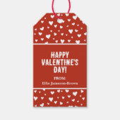 Étiquettes-cadeau Balise Valentine Custom Favor (Devant)