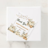 Étiquettes Cadeau Balises bon thanksgiving Favoriser (En situation)