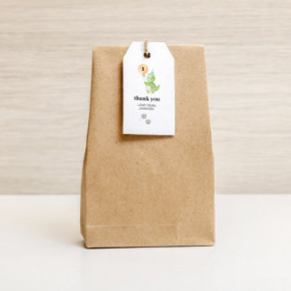 Étiquettes-cadeau Balises Cadeau Anniversaire de Cute Dinosaur