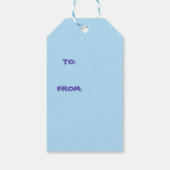 Étiquettes-cadeau Balises Cadeau aux requins de vacances (Dos)