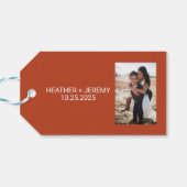 Étiquettes-cadeau Balises Cadeau citrouille épice (Dos Horizontal)