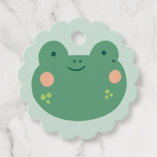 Étiquettes Cadeau Balises Cadeau Cute Frog Favoriser