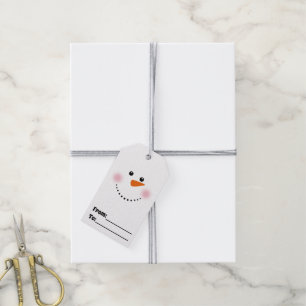 Étiquettes-cadeau Balises Cadeau de Nez de Carotte