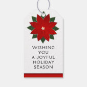 Étiquettes-cadeau Balises Cadeau de Noël de bénévole (Dos)