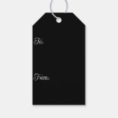 Étiquettes-cadeau Balises cadeau éffrayant de Noël (Dos)