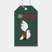 Étiquettes-cadeau Balises cadeau Free Palestine - Solidarité et sens (Dos)
