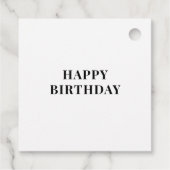 Étiquettes Cadeau Balises Cadeau Peinture en Patchwork (Dos)