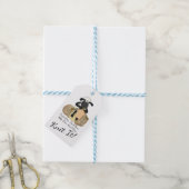 Étiquettes-cadeau Balises Cadeau Personnalisé tricot Sheep (Avec de laficelle)