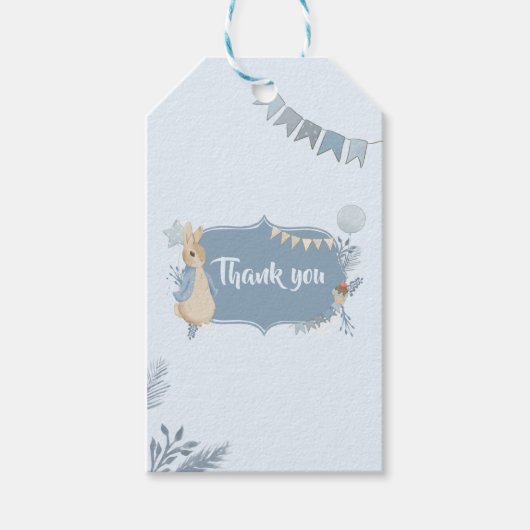 Étiquettes-cadeau Balises Cadeau Peter Rabbit (Devant)