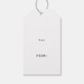 Étiquettes-cadeau Balises Cadeau Potterie Rouge (Devant)