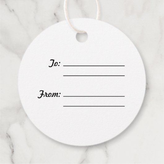 Étiquettes Cadeau Balises Cadeau Souriant Citrouille Face ronde (Dos)