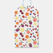 Balises cadeaux aux fruits d'eau