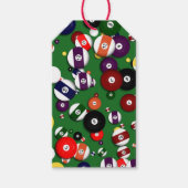 Étiquettes-cadeau Balises cadeaux - Billiards (Devant)