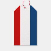 Étiquettes-cadeau Balises Cadeaux Blancs et Bleus (Dos)