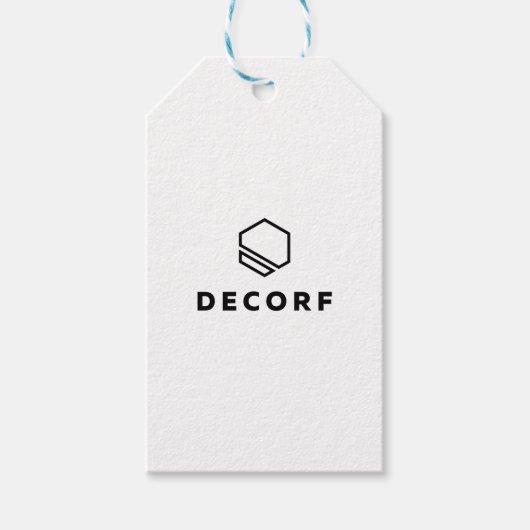 Étiquettes-cadeau Balises cadeaux Bleu et blanc Twin (Devant)