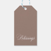 Balises cadeaux Brown Blessures blanches