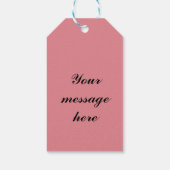 Étiquettes-cadeau Balises cadeaux Chevron L Monogram noir et blanc (Dos)